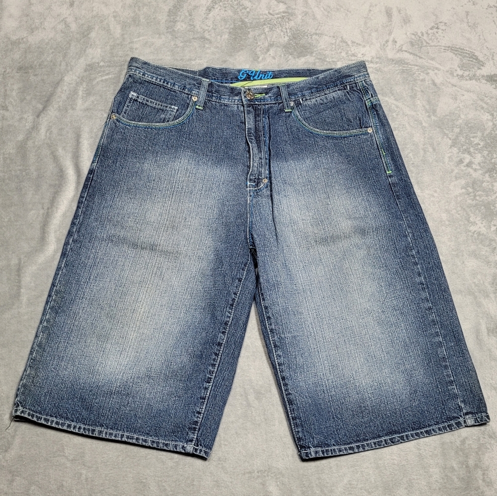 Vintage G-Unit Jean Shorts Mens 36 Y2K 90s Skater Streetwear Hip-Hop Rap Jorts
